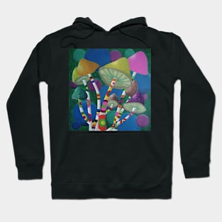 Mushrooms abstract Hoodie